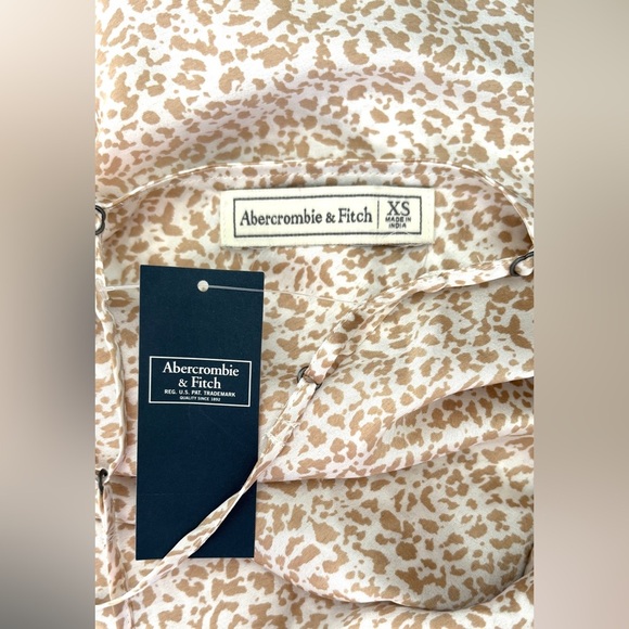 Abercrombie‎ & Fitch Women's Size XS Slip Dress Leopard Cheetah Print Mini - Picture 3 of 14